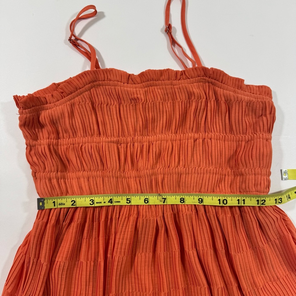 New By The River Smocked Sundress Orange - Picture 6 of 8